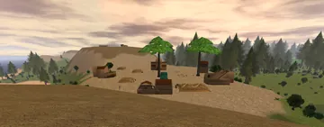 A hilltop camp at Ayan Baqur