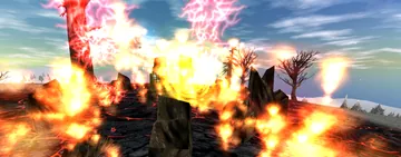 Flames above the Fire Guardian Lair