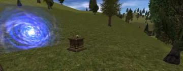 The portal to the Glenden Wood Dungeon