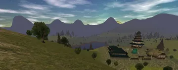 First light over the valley at Kara (dawn)