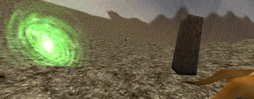 The swirling portal to the Lair of Death
