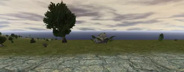 The sea beyond Redspire